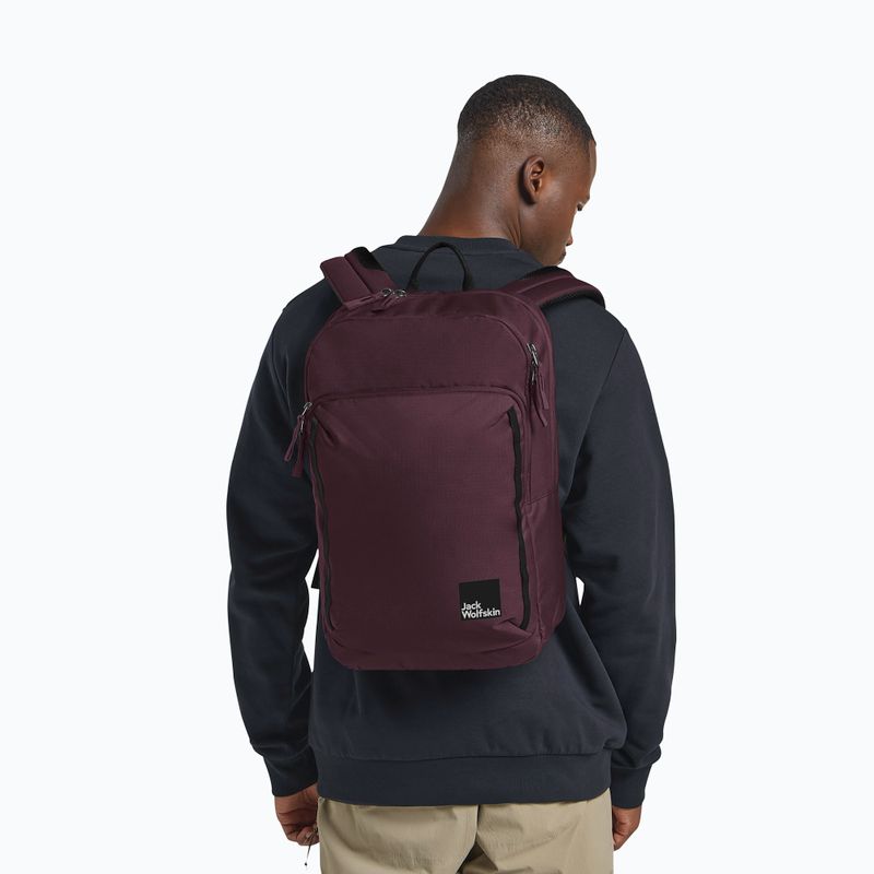 Jack Wolfskin Terracade 24 l városi hátizsák amarant 9