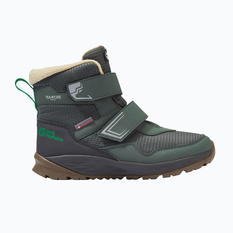 Gyerekcipők Jack Wolfskin Polar Bear-B Texapore Mid Vc mystic green
