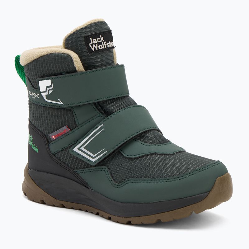 Gyerekcipők Jack Wolfskin Polar Bear-B Texapore Mid Vc mystic green