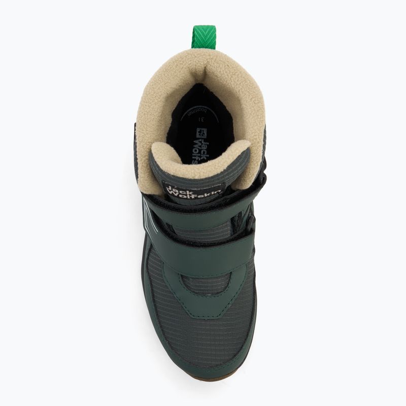 Gyerekcipők Jack Wolfskin Polar Bear-B Texapore Mid Vc mystic green 5