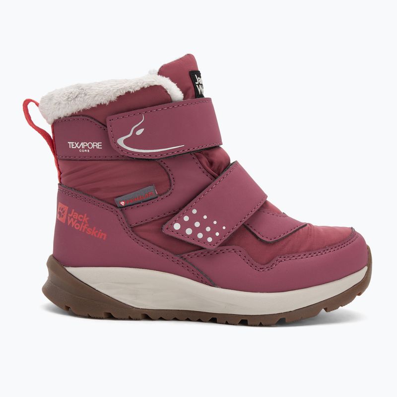 Gyerekcipők Jack Wolfskin Polar Bear-B Texapore Mid Vc szőlő 2
