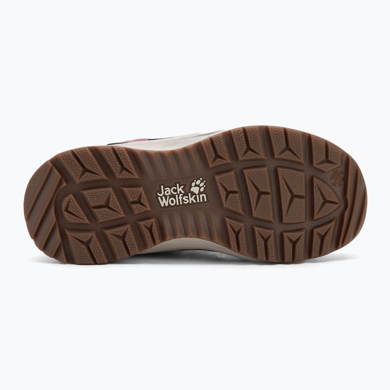 Gyerekcipők Jack Wolfskin Polar Bear-B Texapore Mid Vc szőlő 4