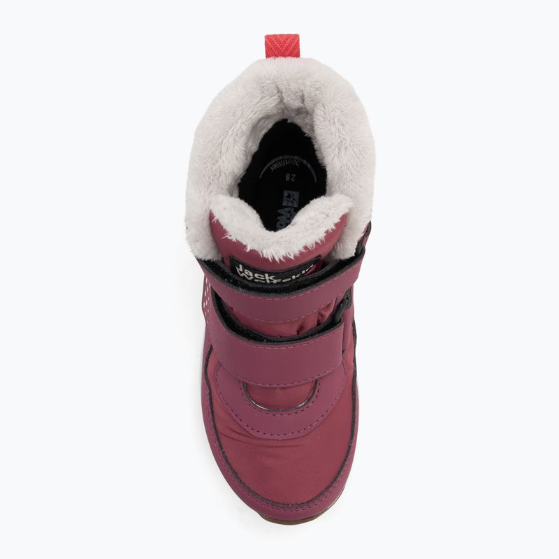 Gyerekcipők Jack Wolfskin Polar Bear-B Texapore Mid Vc szőlő 5