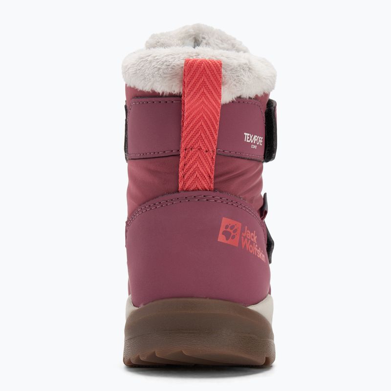 Gyerekcipők Jack Wolfskin Polar Bear-B Texapore Mid Vc szőlő 6
