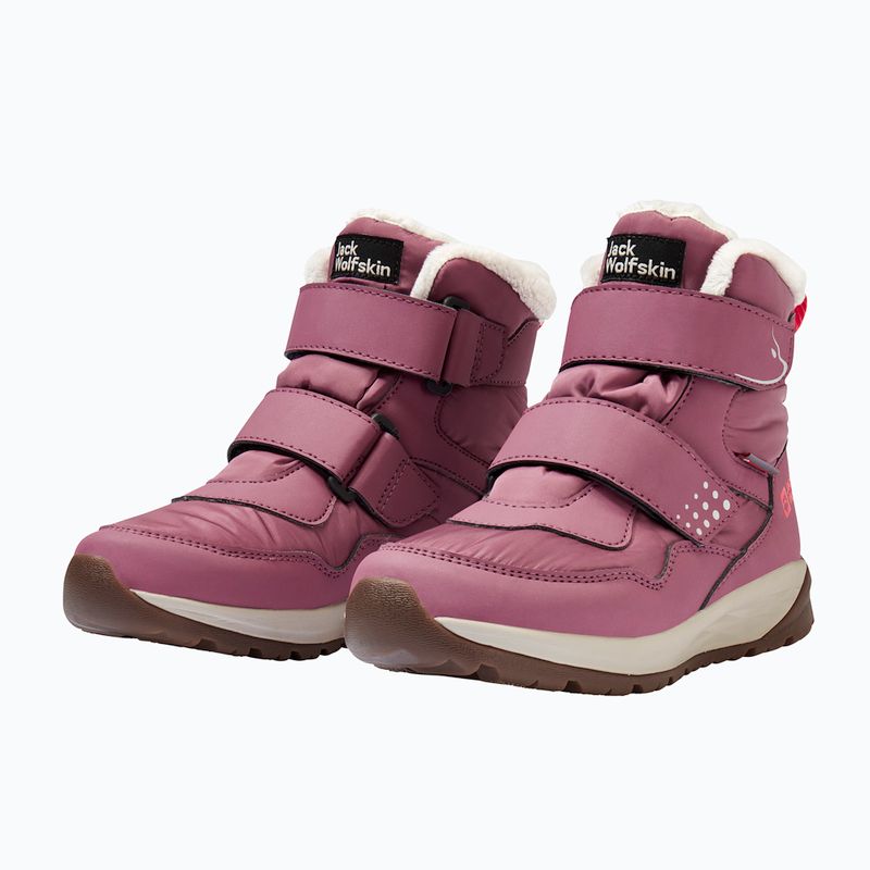 Gyerekcipők Jack Wolfskin Polar Bear-B Texapore Mid Vc szőlő 3