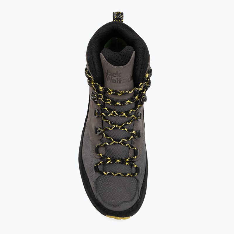 Férfi Jack Wolfskin Cyrox Texapore Mid szürke túracipő 5