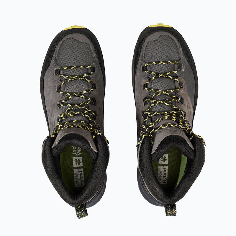 Férfi Jack Wolfskin Cyrox Texapore Mid szürke túracipő 12