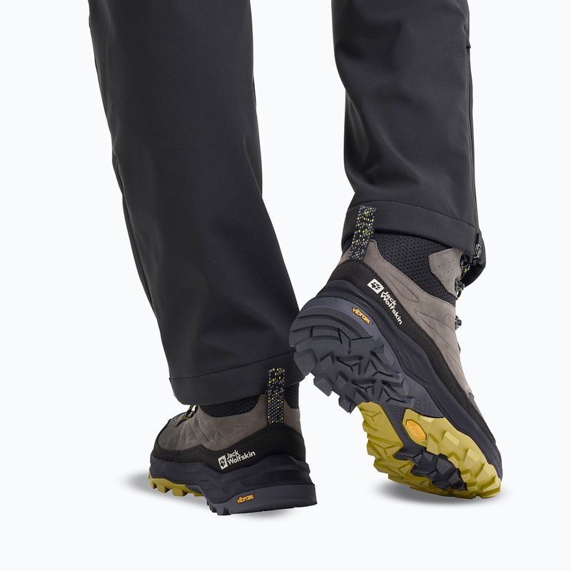 Férfi Jack Wolfskin Cyrox Texapore Mid szürke túracipő 18