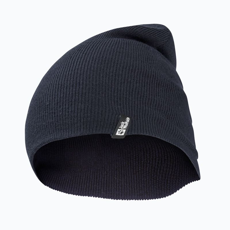 Jack Wolfskin Rib sötétkék téli sapka