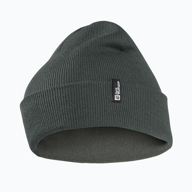 Jack Wolfskin téli sapka Rib slate green