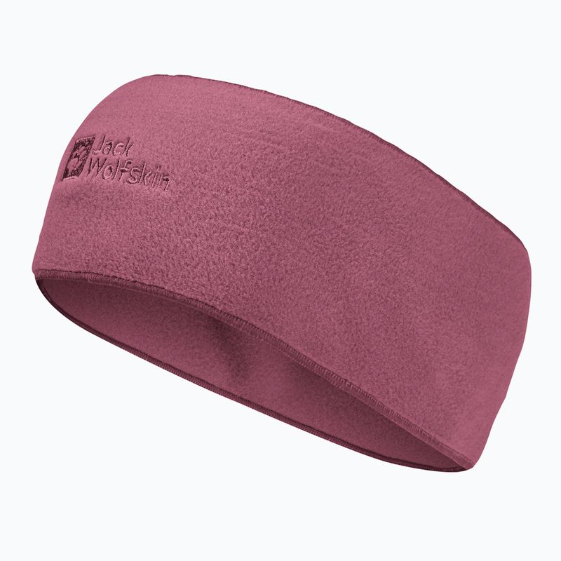 Jack Wolfskin Real Stuff szőlő színű polár fejkendő