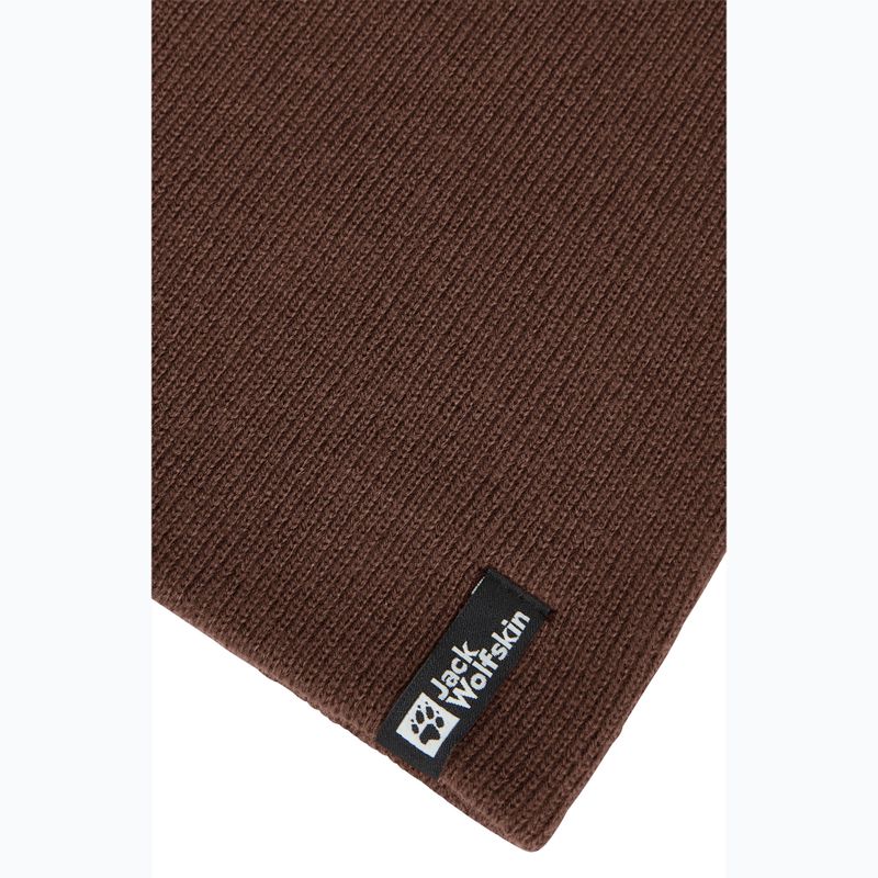 Jack Wolfskin Rib téli sapka hot choc 3