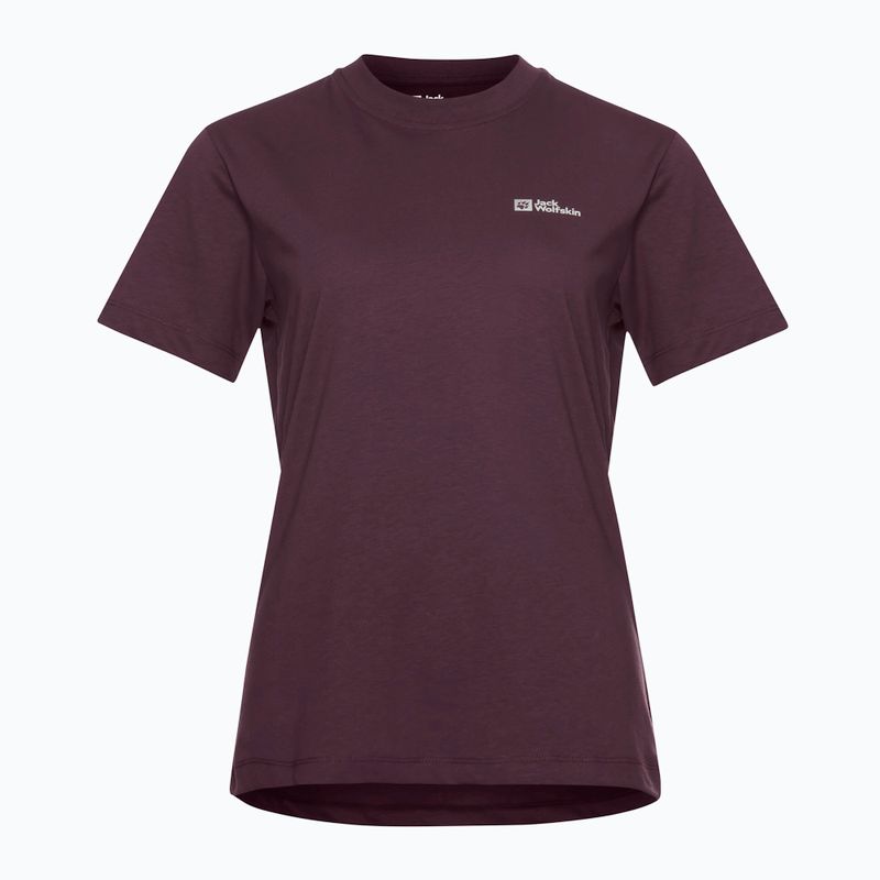 Női póló Jack Wolfskin Essential amaranth 5