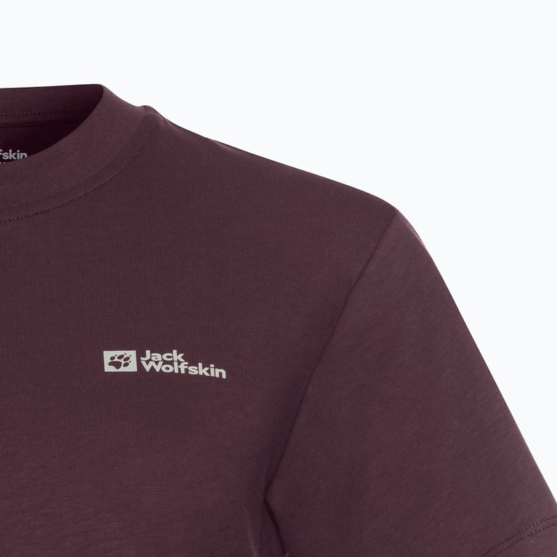 Női póló Jack Wolfskin Essential amaranth 7
