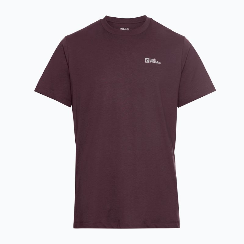 Férfi póló Jack Wolfskin Essential amaranth 6