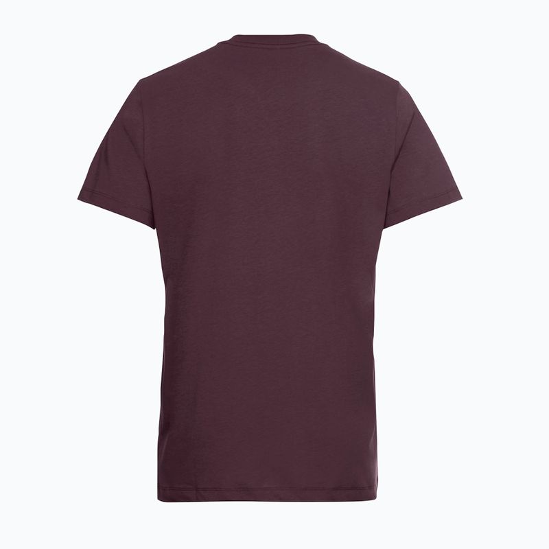 Férfi póló Jack Wolfskin Essential amaranth 7