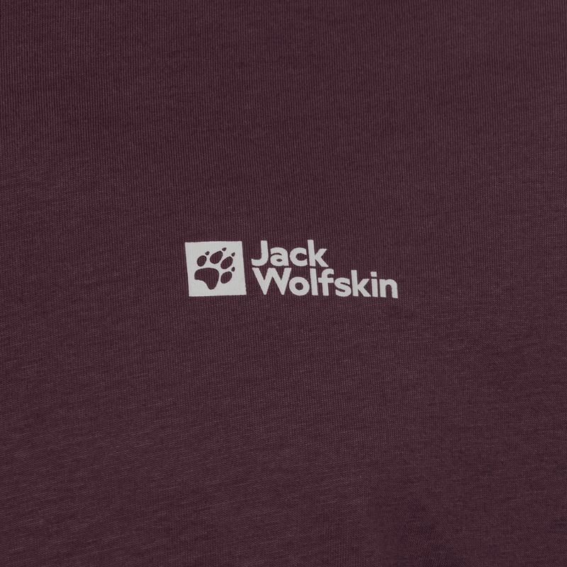 Férfi póló Jack Wolfskin Essential amaranth 8
