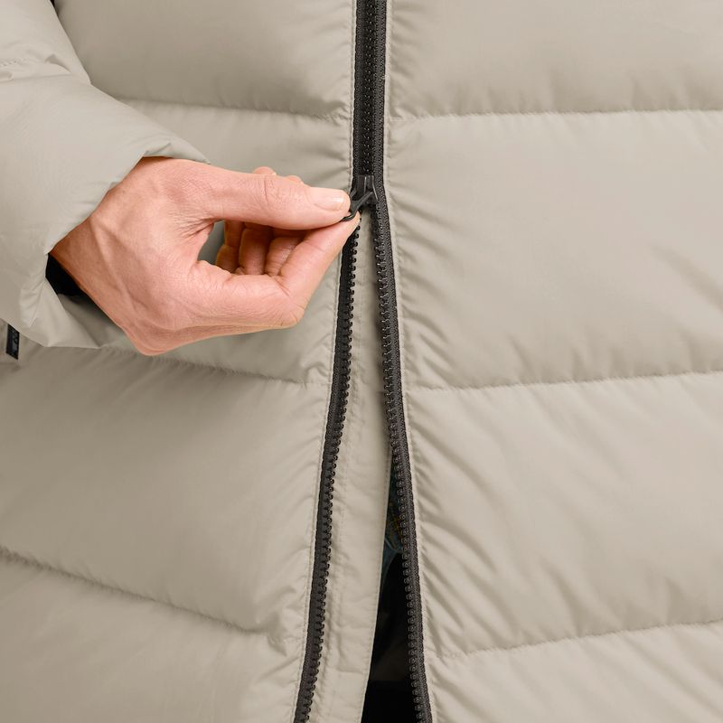 Női pehelydzseki Jack Wolfskin Frozen Palace halványsárga 8