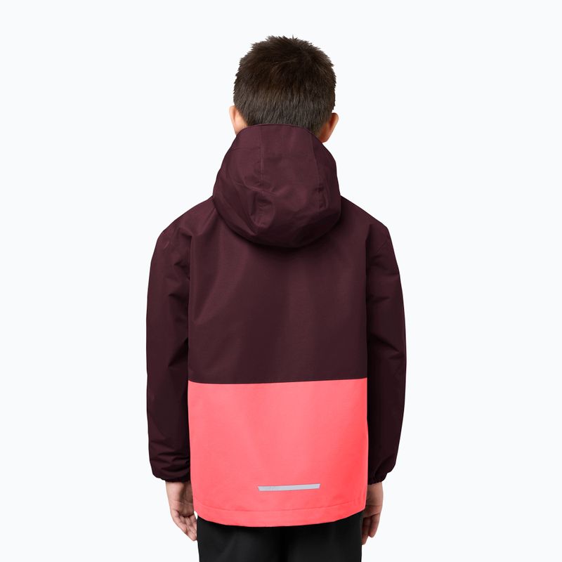 Gyerek 3 az 1-ben dzseki Jack Wolfskin Iceland 3IN1 sunset coral 14