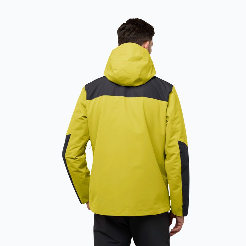 Férfi 3 az 1-ben dzseki Jack Wolfskin Jasper 3In1 chartreuse 3