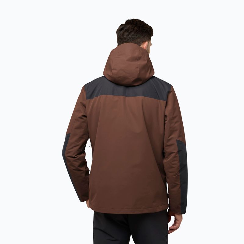 Férfi 3 az 1-ben dzseki Jack Wolfskin Jasper 3In1 hot choc 3