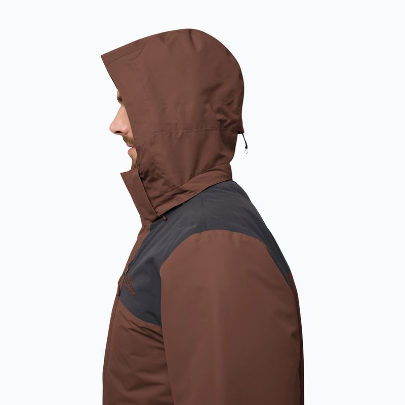 Férfi 3 az 1-ben dzseki Jack Wolfskin Jasper 3In1 hot choc 7