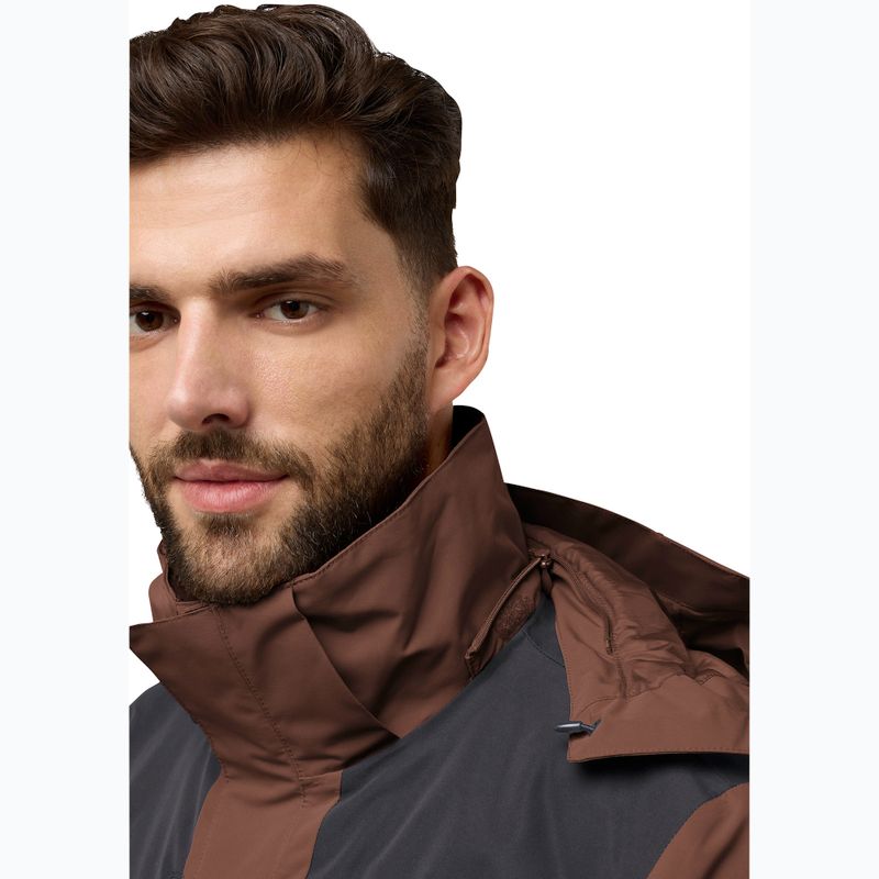 Férfi 3 az 1-ben dzseki Jack Wolfskin Jasper 3In1 hot choc 9