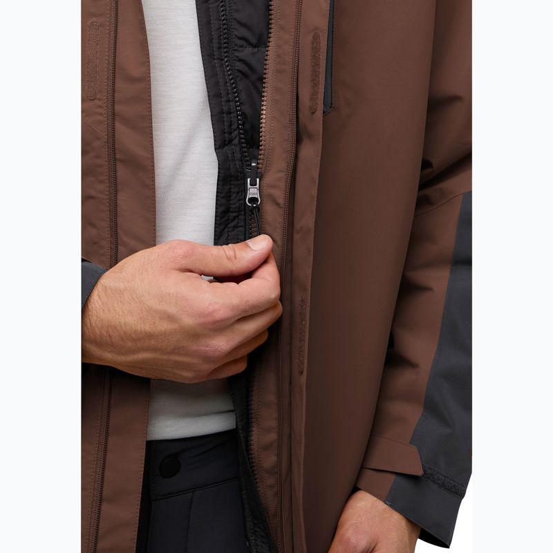 Férfi 3 az 1-ben dzseki Jack Wolfskin Jasper 3In1 hot choc 15