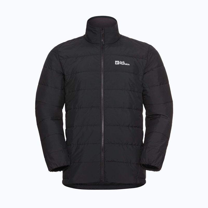 Férfi 3 az 1-ben dzseki Jack Wolfskin Jasper 3In1 hot choc 23