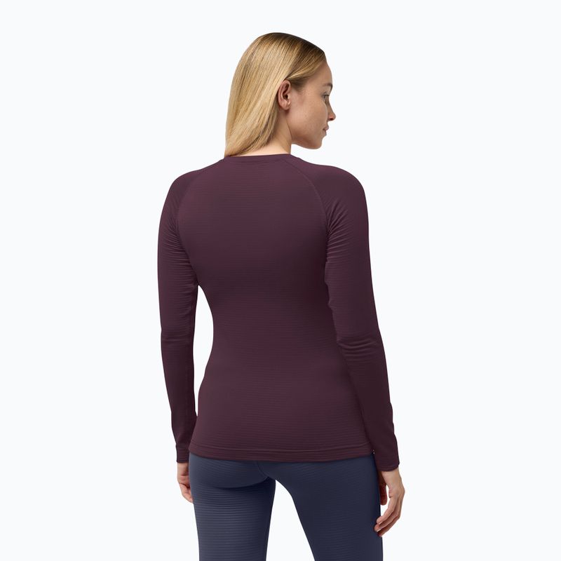 Női termoaktív pulóver Jack Wolfskin Infinite Warm amaranth 2