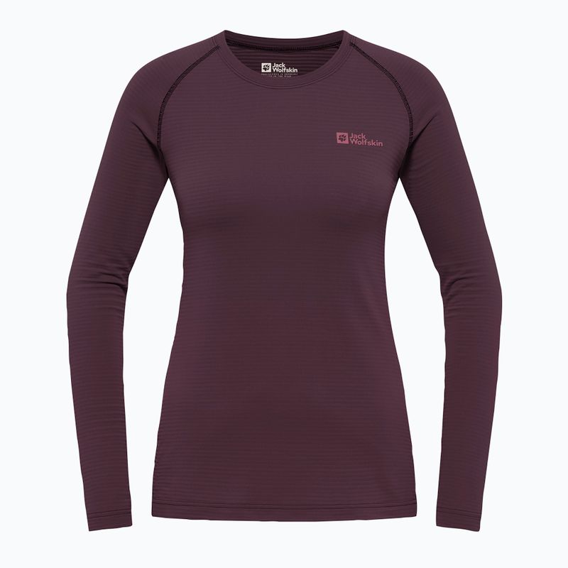 Női termoaktív pulóver Jack Wolfskin Infinite Warm amaranth 3
