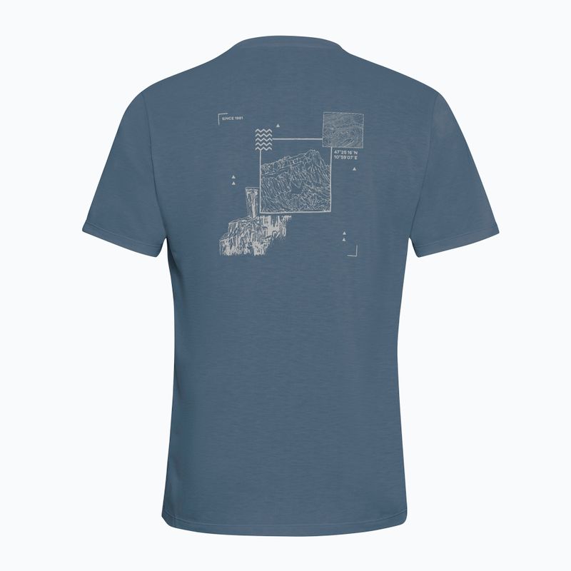 Férfi póló Jack Wolfskin Vonnan Graphic peak trail midnight sky 7