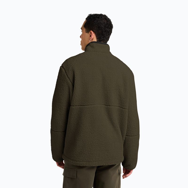 Férfi polár pulóver Jack Wolfskin Stone Lite obsidian moss 3