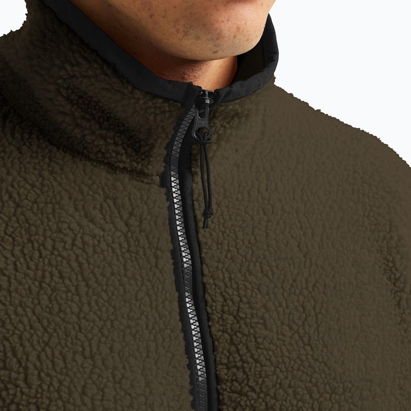 Férfi polár pulóver Jack Wolfskin Stone Lite obsidian moss 4