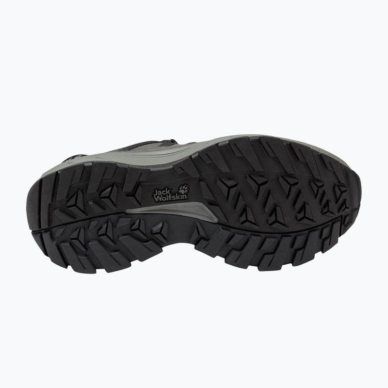 Női túracipő Jack Wolfskin Wild Hike Texapore Low black/phgantom 2