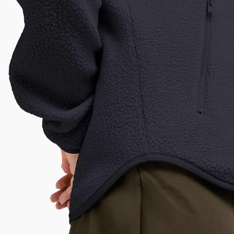 Női polár pulóver Jack Wolfskin Lite Curl Full Zip dark navy 5