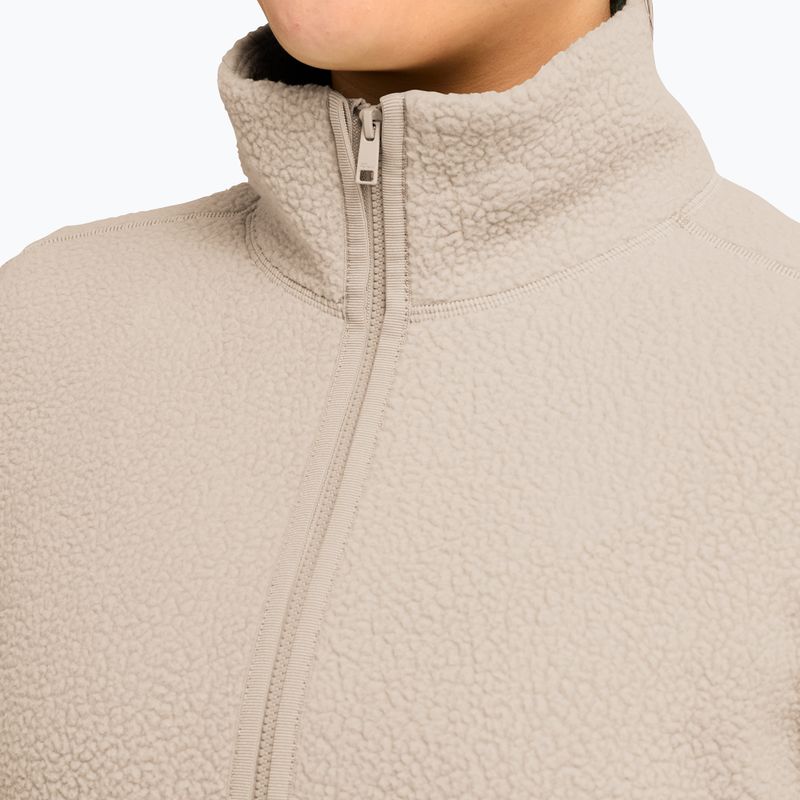 Női polár pulóver Jack Wolfskin Lite Curl Full Zip oyster 4