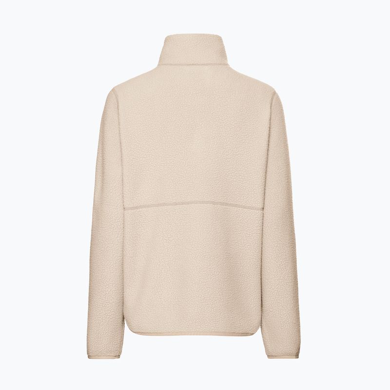 Női polár pulóver Jack Wolfskin Lite Curl Full Zip oyster 8