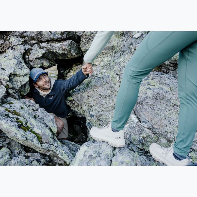 Férfi polár pulóver Jack Wolfskin Taunus 100 Half Zip black 9