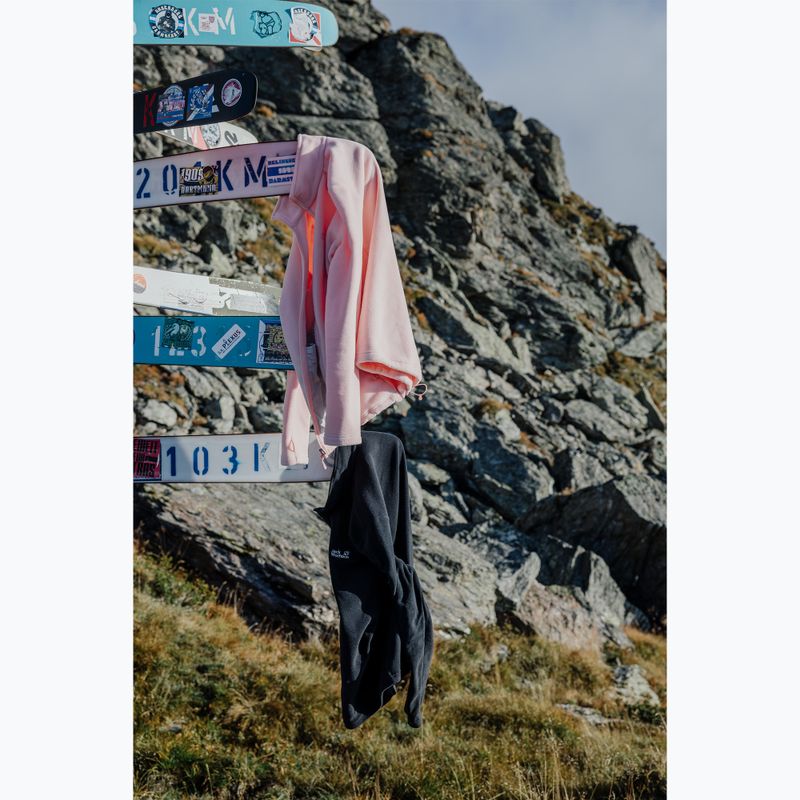 Férfi polár pulóver Jack Wolfskin Taunus 100 Half Zip black 12