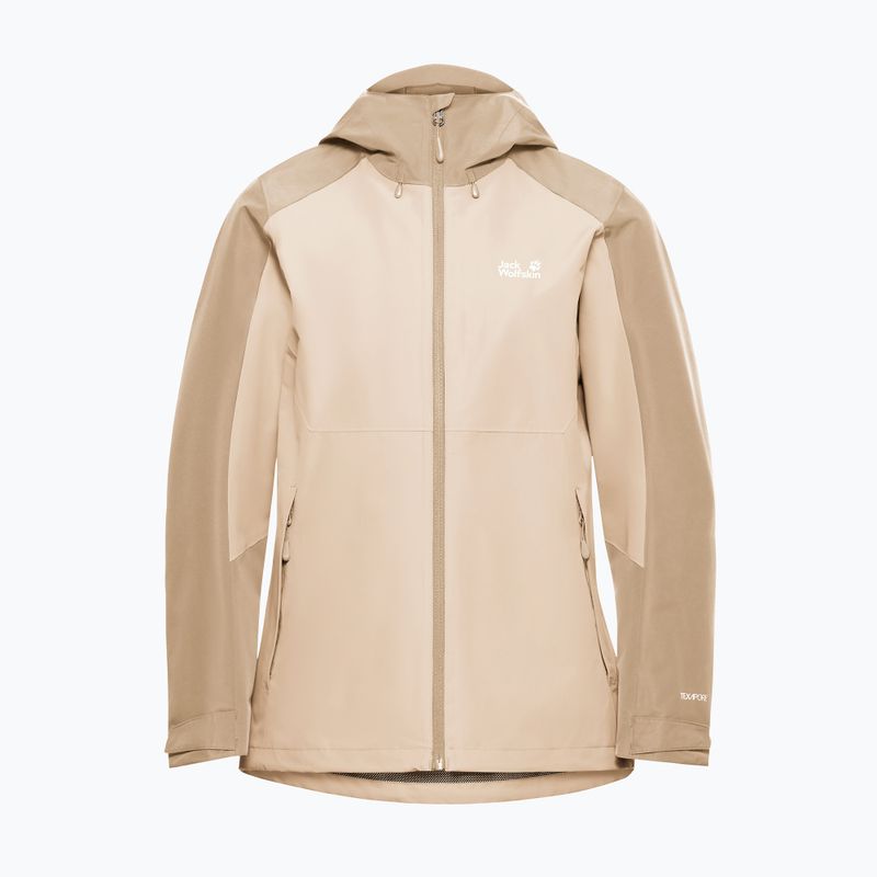 Női esőkabát Jack Wolfskin Wildbound 2L oyster 7