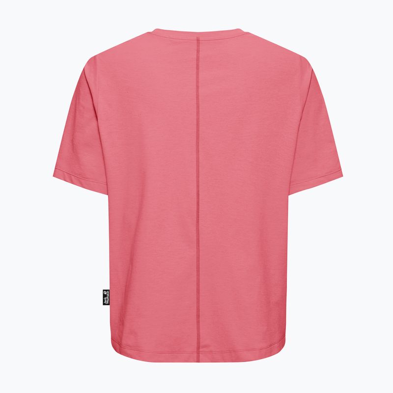 Női túrapóló Jack Wolfskin Travel T evening rose 6