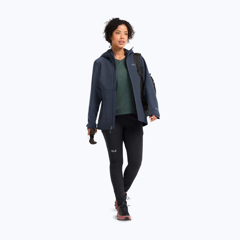 Női esőkabát Jack Wolfskin Wildbound 2L midnight sky 2