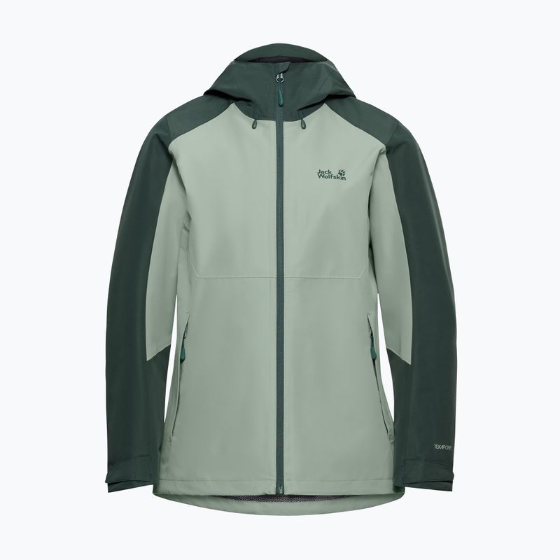 Női esőkabát Jack Wolfskin Wildbound 2L green zinnia 7