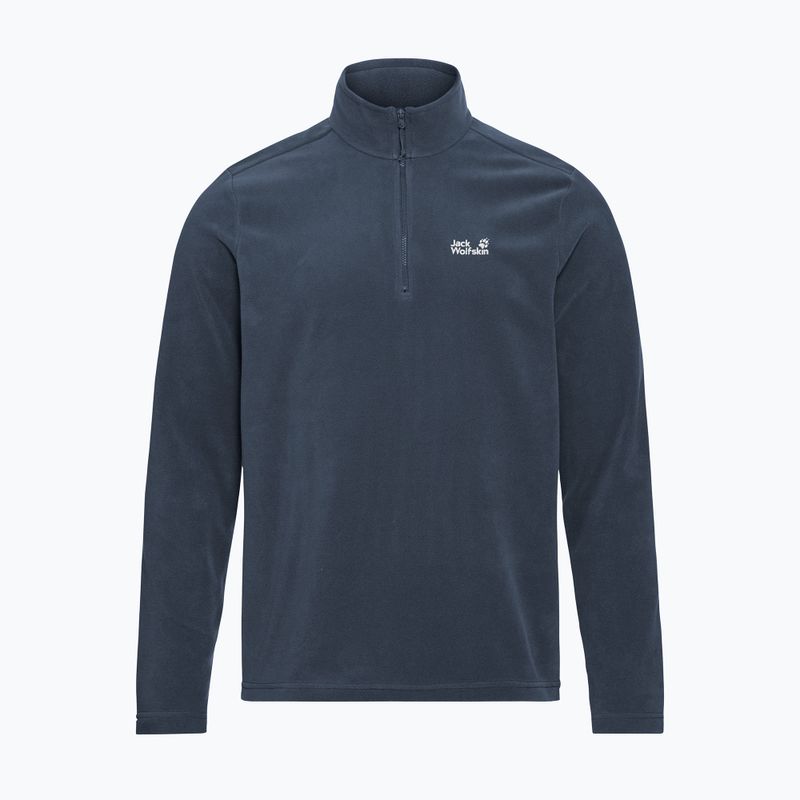 Férfi polár pulóver Jack Wolfskin Taunus 100 Half Zip midnight sky 5