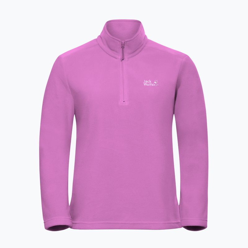 Női polár pulóver Jack Wolfskin Taunus 100 Half Zip foxglove 5