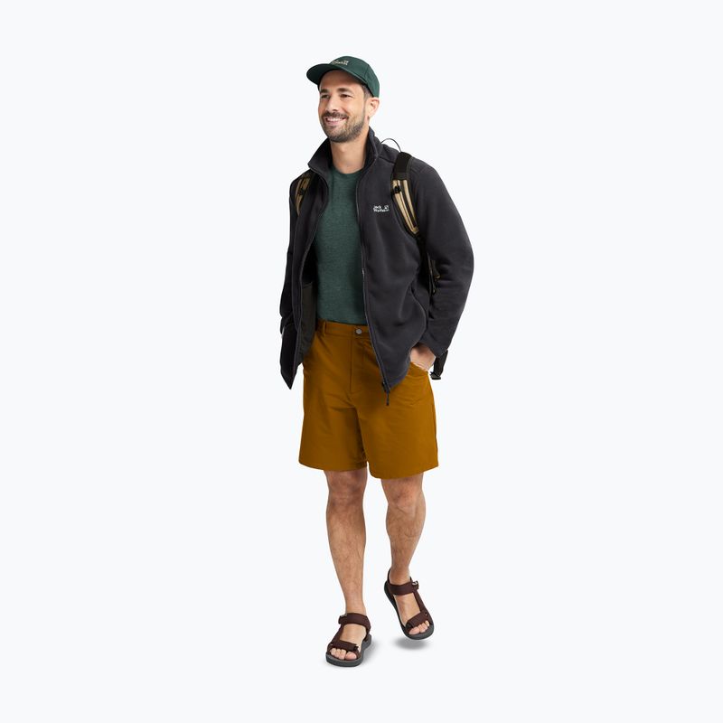 Férfi polár pulóver Jack Wolfskin Taunus 200 Full Zip black 2
