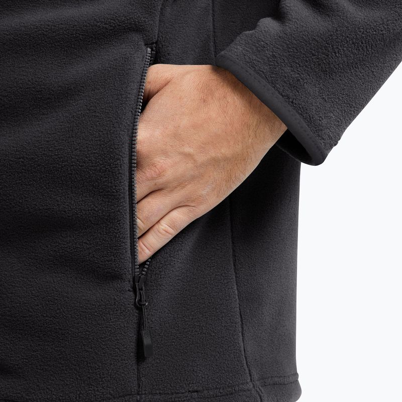 Férfi polár pulóver Jack Wolfskin Taunus 200 Full Zip black 6