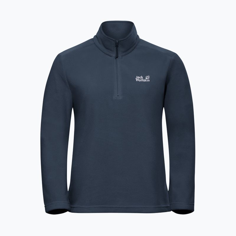 Női polár pulóver Jack Wolfskin Taunus 100 Half Zip midnight sky 5