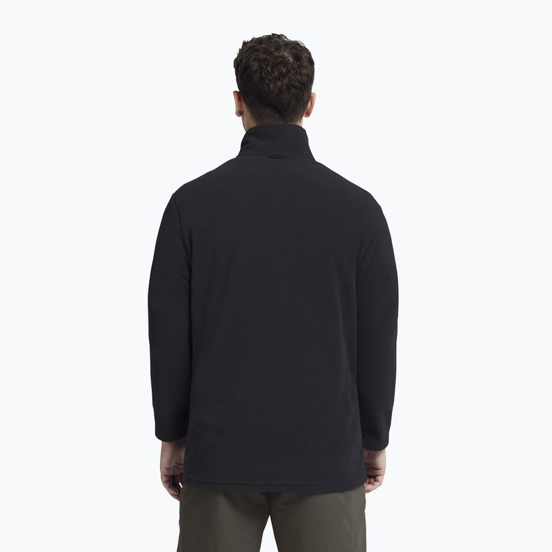 Férfi polár pulóver Jack Wolfskin Taunus 100 Full Zip black 3